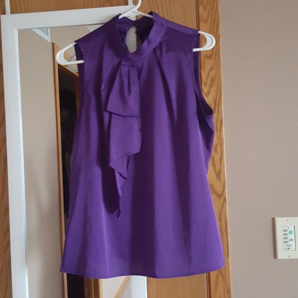 Beautiful purple sleevekess shirt